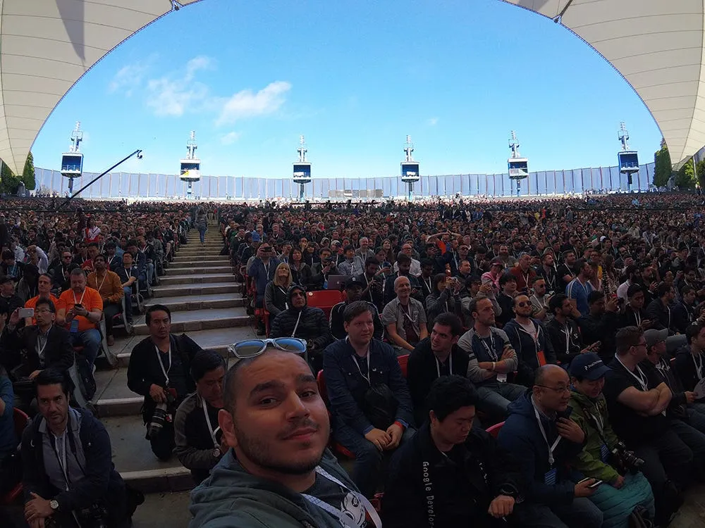 Inside The Shoreline Amphitheater